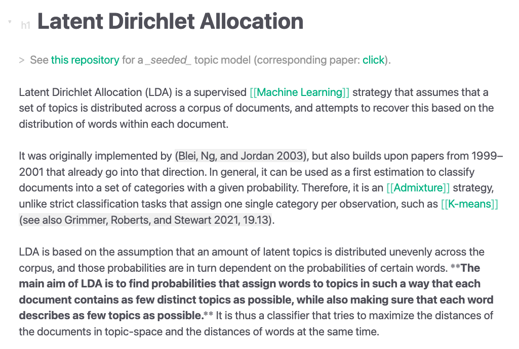 Zettelkasten Functionality